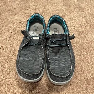 Hey Dude Women’s Charcoal Gray Moccasins